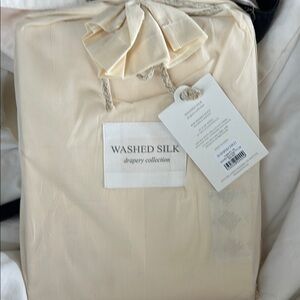 Brand new! RH Silk Drapery Panels x 2